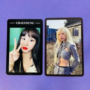 TWICE Chaeyoung Yes or Yes and Ready To Be Album Photocards